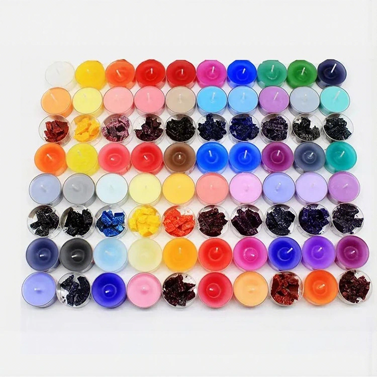 Tintes para velas en bloque