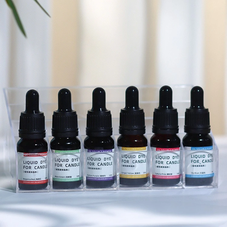 Tintes líquidos para velas