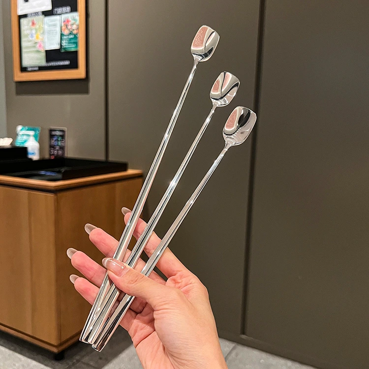 Cuchara mezcladora de acero inoxidable